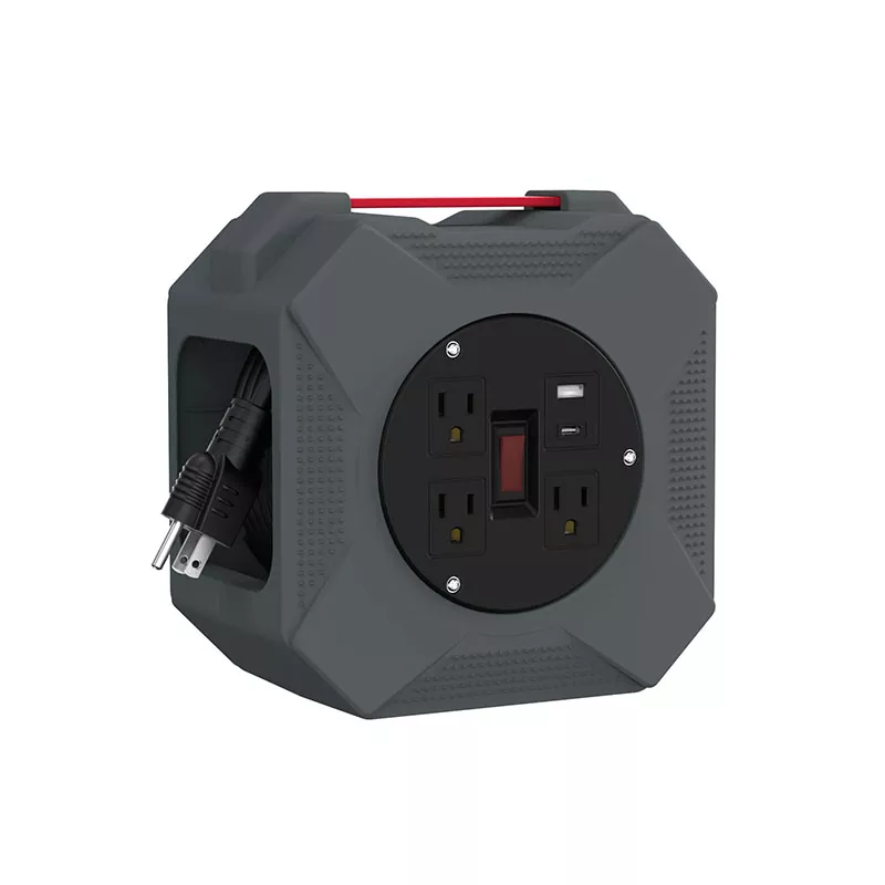 3 Išvadinės usb2.4a plastikinės laido ritės 45 pėdų 3 Išvadinės usb2.4a plastikinės laido ritės 45 pėdų