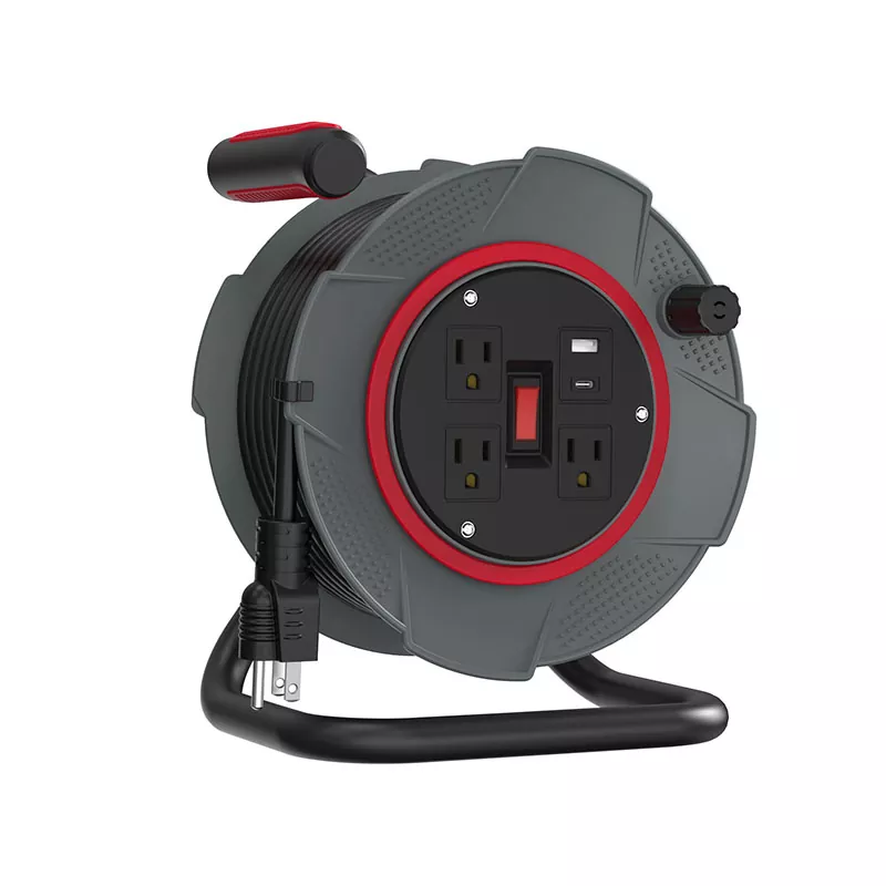 3outlets USB plastikinės laido ritė 45 pėdų